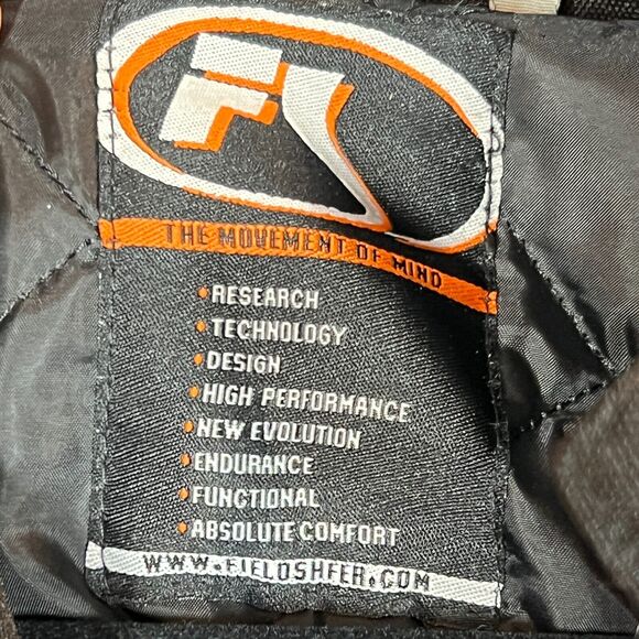 Fieldsheer Jacket Womens Size 10 Black Motorcycle Padded Phoslite Protective - Picture 4 of 9